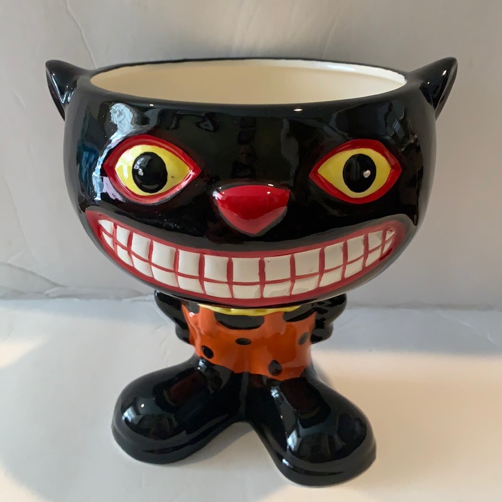 Black Cat Candy Bowl
